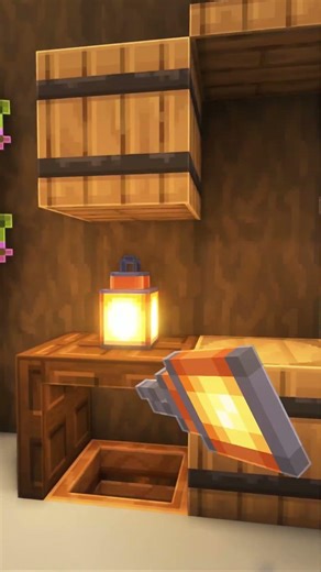 Minecraft Kitchen Design 🔪 #shorts