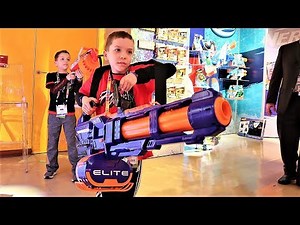 Secret 2019 Nerf Blasters To Defeat Game Master! (Sharing With Trinity and Beyond)