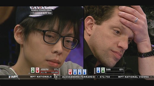 Find out what the river card reveals as Joseph takes a bold move and goes all in while Dan's luck is looking up. Will Joseph get the jack he needs to stay in the game? | World Poker Tour (WPT)