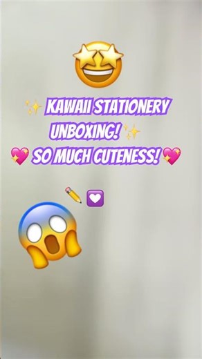 You Won’t Believe What’s Inside! Cutest Kawaii 😍 Stationery Ever! #shorts
