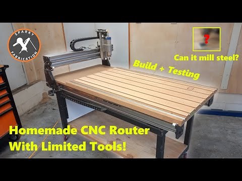 DIY CNC Router Build and Testing (With Limited Tools!)