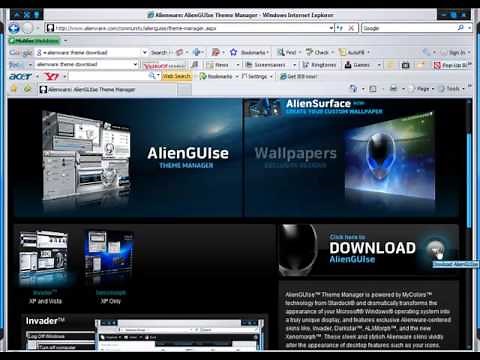 How to Download AlienWare Theme's For FREE (COOL THEMES)