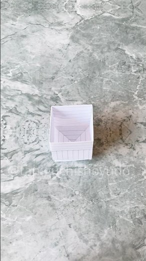 箱の折り方 box #origami #折り紙 #折り方 #紙工作