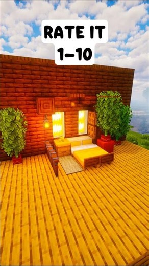Minecraft Simple Bed 🛌 #shorts