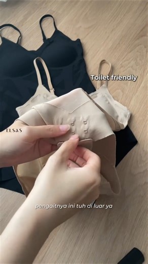 Shapewear Toilet Friendly yang Super Nyaman dan Press Maksimal dari Elsas ✨#korsetshapewear