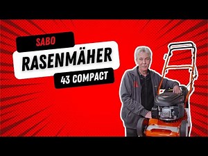 💥 Klassiker - Rasenmäher SABO 43 Compact 🏡 Meyers Mühle Gartentechnik Norderstedt bei Hamburg