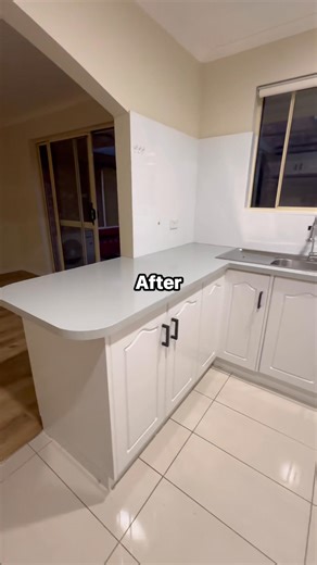 ✨ From tired to timeless! ✨ This kitchen just got its dream glow-up ...