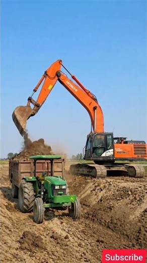 JCB Machine Loading Soil in Truck | Amazing Excavator Work |