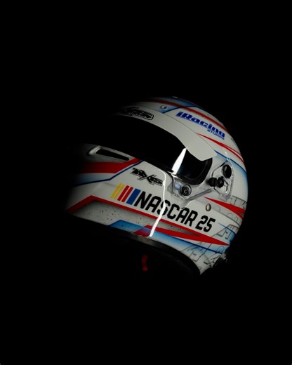 A one-of-a-kind helmet for a one-of-a-kind driver. 🔥 | NASCAR