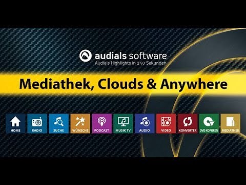 Audials in 240 Sekunden - Mediathek, Clouds und Audials Anywhere