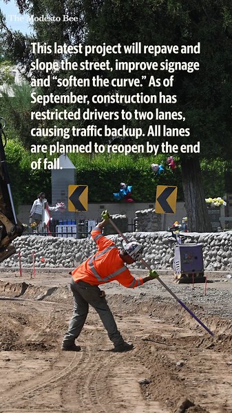 Dangerous stretch of Modesto road is getting fixed