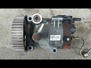 changement pompe injection moteur diesel 1.5 dci تغيير مضخة ديزيل المحرك