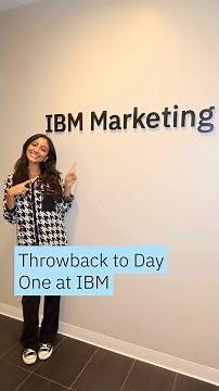 Just Finished My Marketing Internship at IBM! Here's Day One 🎥