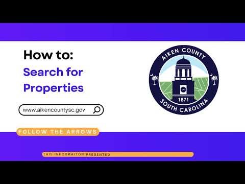 How To Search for Properties in Aiken County