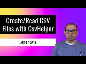 Use CsvHelper for writing and reading CSV files