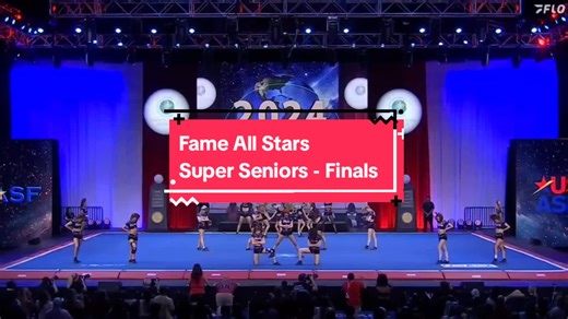 Fame All Stars Super Seniors at Cheerleading Worlds 2024