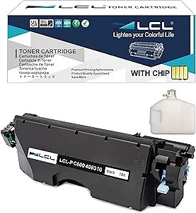 LCL Compatible Toner Cartridge Replacement for Ricoh P C600 408311 High Yield (1-Pack Cyan)