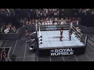 WWE 2K24 Universe Mode Episode Royal Rumble 2025 part 1 tomorrow is part 2 and the finish