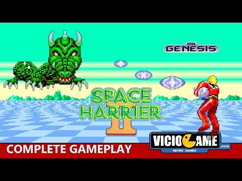 🎮 Space Harrier 2 (Mega Drive) Complete Gameplay