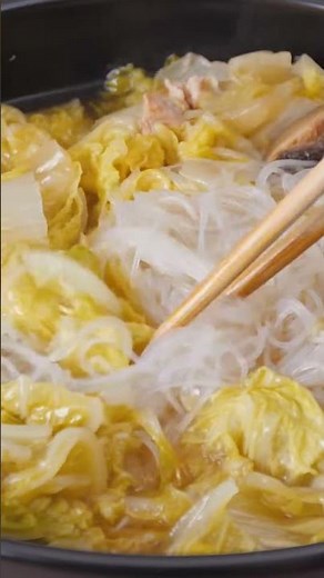 白菜春雨鍋 | Pyen lo hot pot #鍋#白菜#春雨#ごま油#ピェンロー鍋