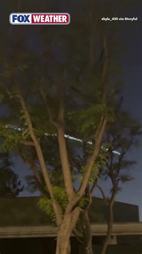 SpaceX Rocket Seen Illuminating The Sky Over Disneyland