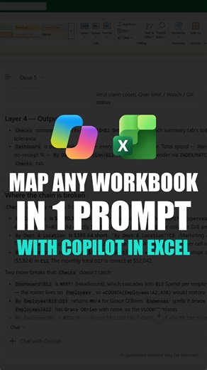 How to Use Copilot in Excel to Understand Any Workbook