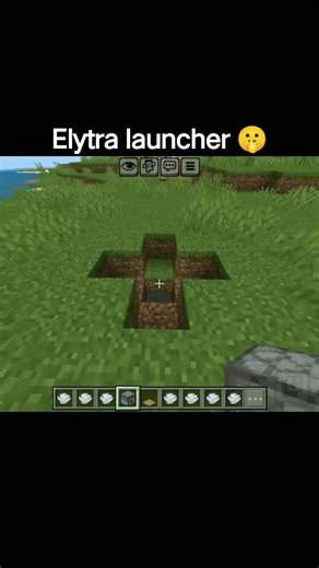 "Easiest Elytra Launcher EVER!"🚀🔥#Minecraft #shorts