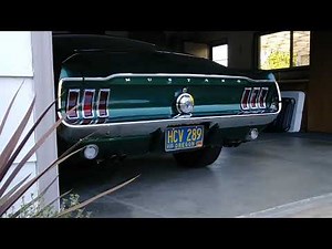 67 Mustang Fastback GT Startup