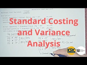 Standard Costing and Variance Analysis - Materials (Part 1)