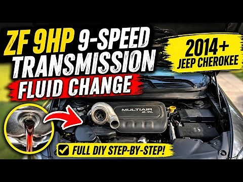 ZF 9HP 9-Speed Transmission Fluid Change (FULL DIY) | Jeep Cherokee 2014–2023