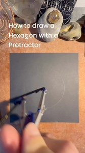 How to draw a Hexagon using a Protractor. FastDo you prefer this method or this methodHow to draw a Hexagon the easy way. Fasthttps://youtube.com/shorts/jJAIkZM4gTk?feature=shareUse a protractor and measure 60,120,180,240,300,360 degrees around a circle connect with straight lines. | Natureofflowers