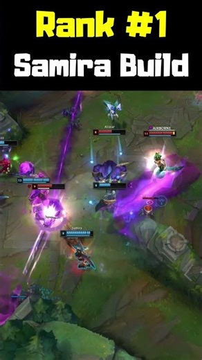 Rank One Samira Build - League of Legends #shorts