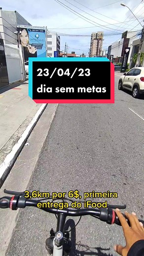 Um Dia Sem Metas: Entregas de Bike pelo iFood