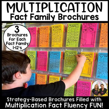 Multiplication Facts 0–12 Bundle Fact Family Fluency | Multiplication Brochures