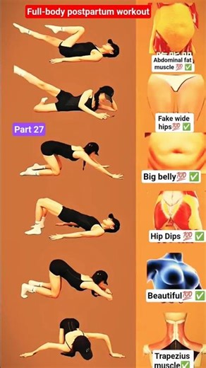 Full-body postpartum workout #postpartumrecovery