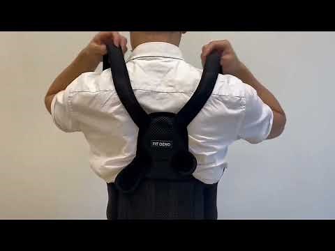 How to put on Fit Geno Posture Corrector Part 1