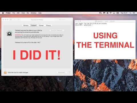Stop FileVault Encryption Process