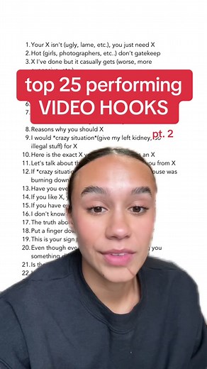 your hook will make or break your video! Make sure to try these out (: #videohookideas #videohookexample #videohookstemplate #hookyouraudience #tiktokstrategy #contenttips #stuckat200views #keywords #greenscreen