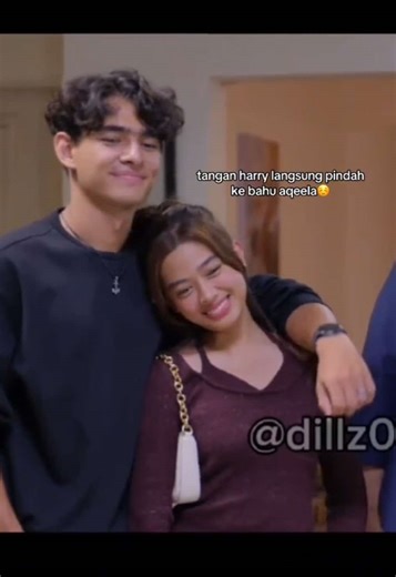 Romantisnya Momen Aqeela dan Harry di Balik Layar