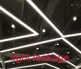 How to deal with the light leakage of led linear light-Lightstec