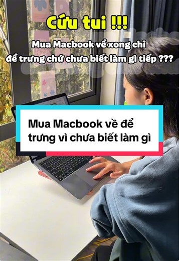 Mua Macbook về để trưng vì chưa biết làm gì #tiktok #laptop #laptopcat #laptopchaywin #laptopgaming #macbookpro #trending