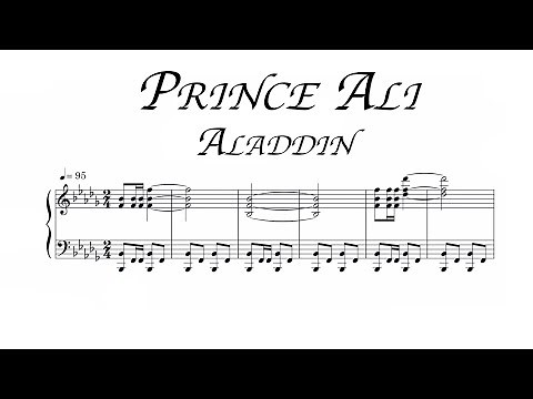 Prince Ali (from Aladdin) Sheet Music
