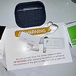 EMF Shield Sticker for AirPods – Lab-Tested Electromagnetic Wave Reduction, Made in USA, Patented for 5G & Wireless Devices, Works with All Short Stem AirPods 2nd/ 3rd/ 4th Gen – WaveBlock (2-Pack)
