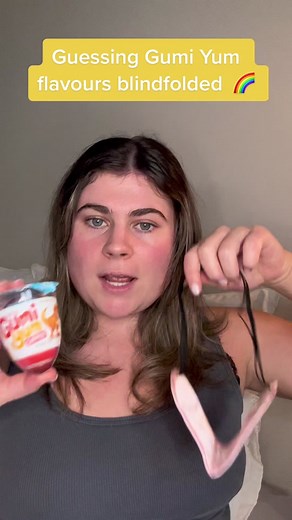 Guessing Gumi Yum Flavours Blindfolded - Fun Unboxing Toy Video