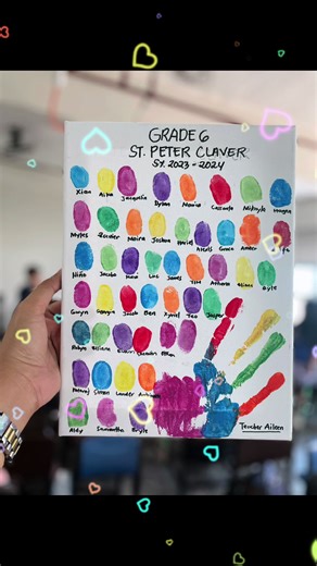 Memories of Claver: Finger Painting Trend to Celebrate Graduation 2024