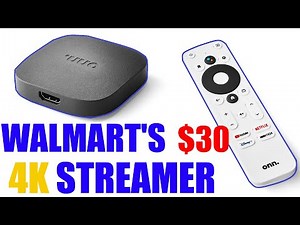 WALMART'S $30 4K UHD STREAMING DEVICE | CAN THIS COMPETE WITH THE AMAZON FIRESTICK? ONN. ANDROID TV