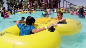 Cool off with the family in the Wild Island Wavepool