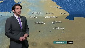 Here's the East Midlands weather forecast for Monday with Rich. | BBC Derby
