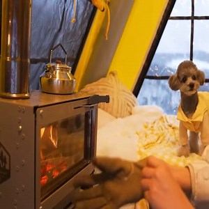 533K views · 7K reactions | Camping in a new inflatable tent in heavy snow | VMPC Camping | Facebook