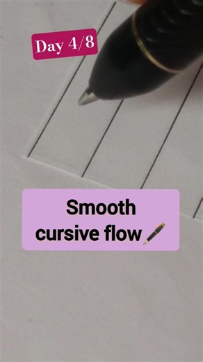 Easy 10 Letter Word for Cursive Practice ✍🏻#handwriting #shortsfeed